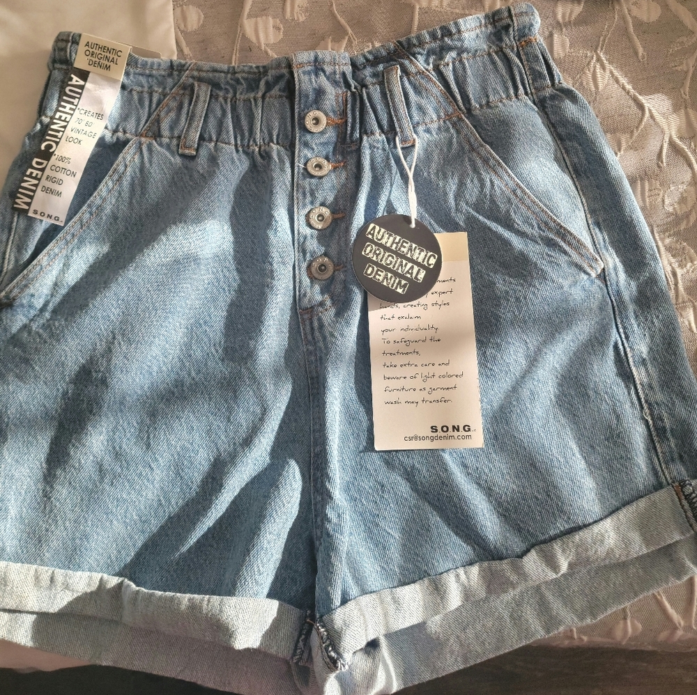 Denim Bucket Shorts